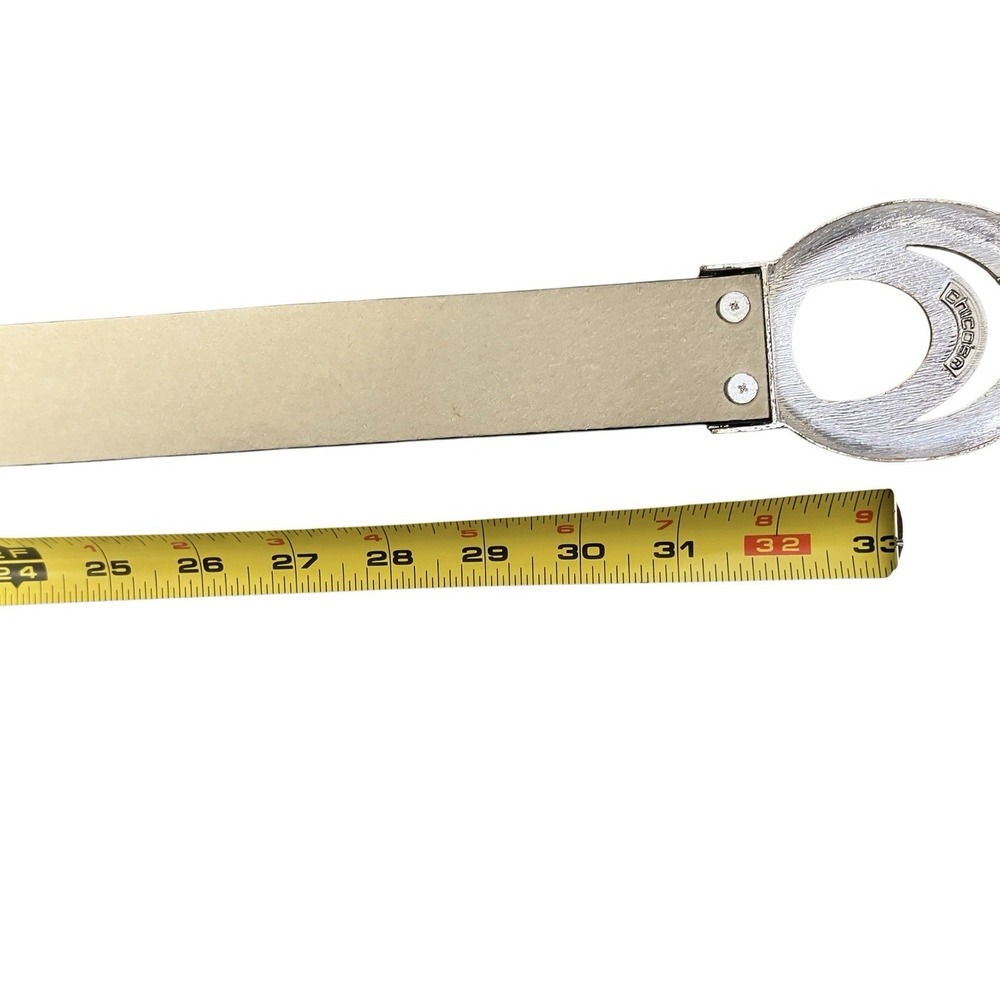 CHICOs Belt Leather Black Gold Silver Tone Hook Buckle Art To Wear Statement S/M - Picture 9 of 13